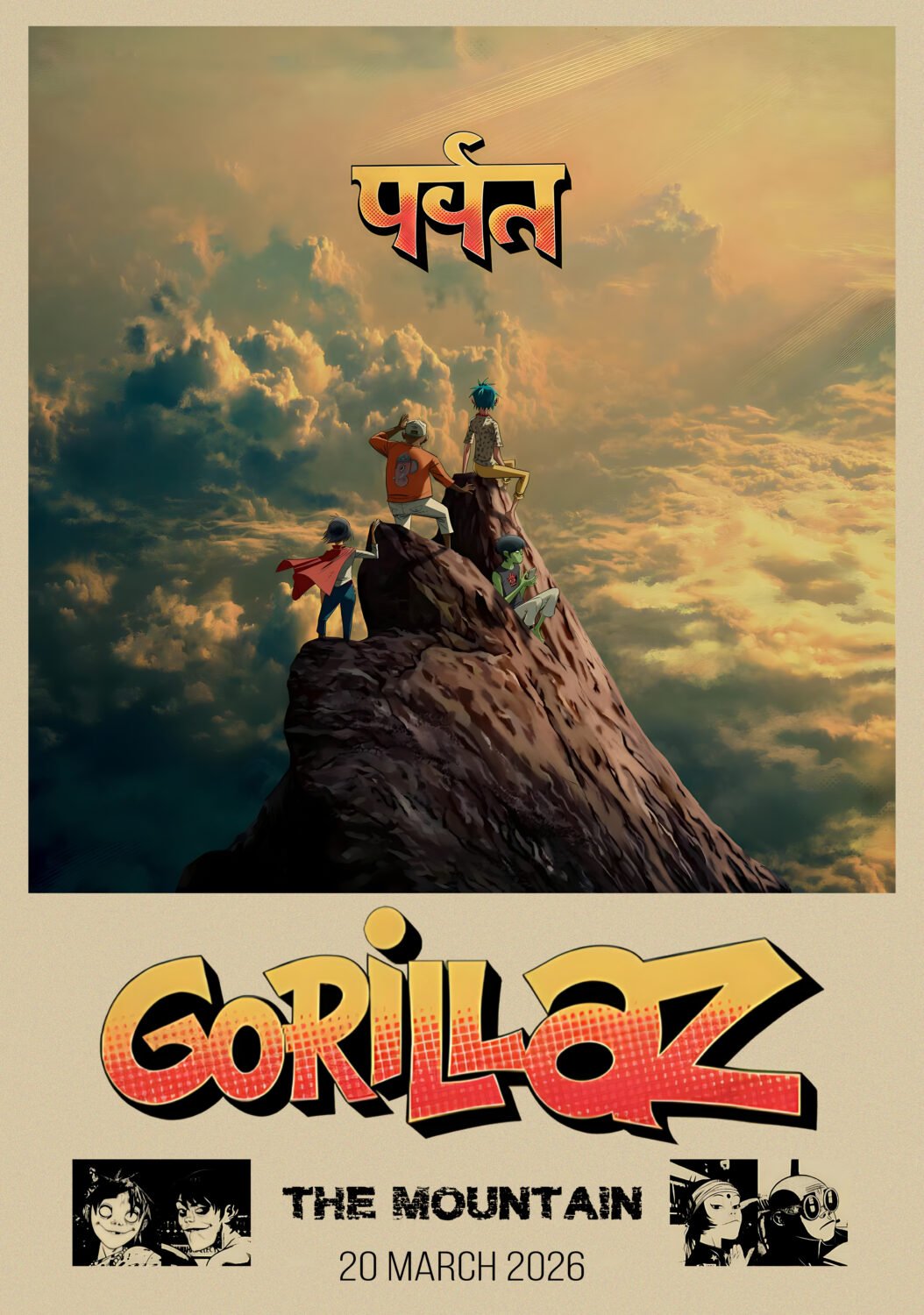 Gorillaz Mountain Tour