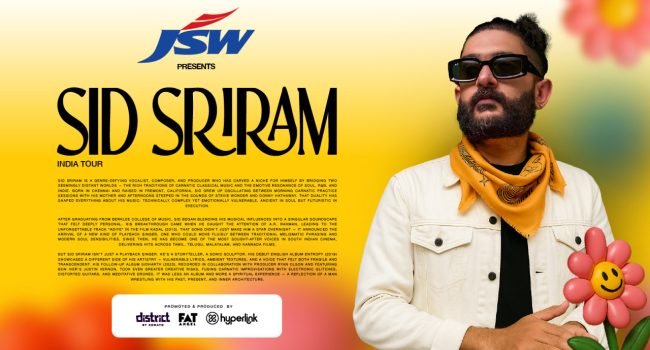 Sid Sriram Live in Concert | Bengaluru